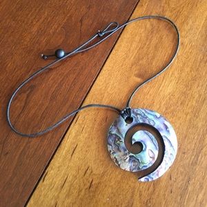 New Zealand Paua (abalone) necklace
