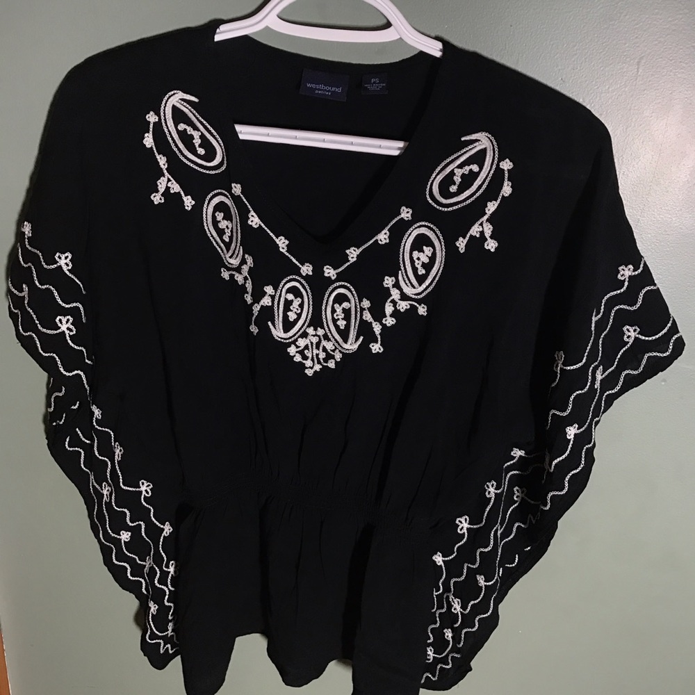 Westbound Butterfly Sleeve Boho Top