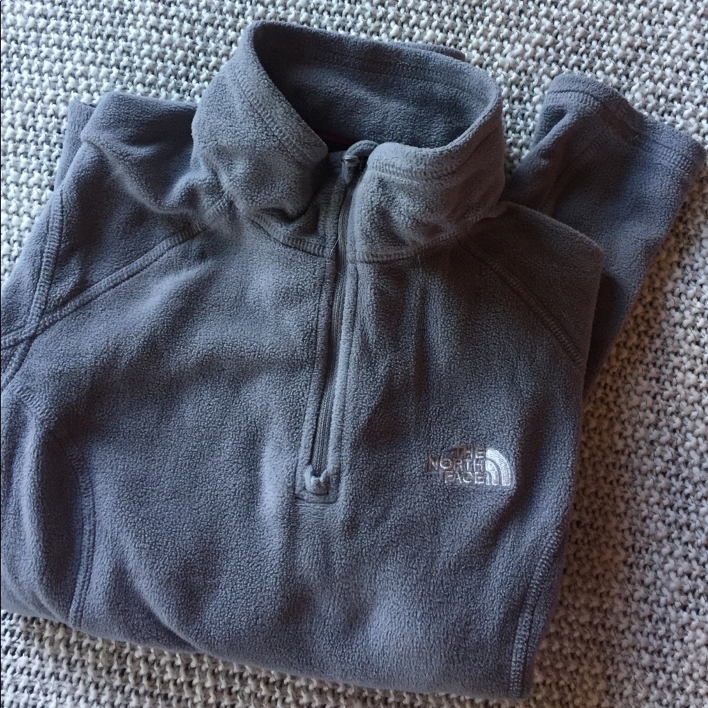 North face gray fleece