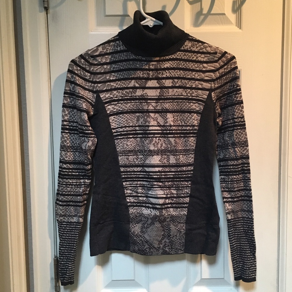 Sassy KM Snakeskin Turtleneck