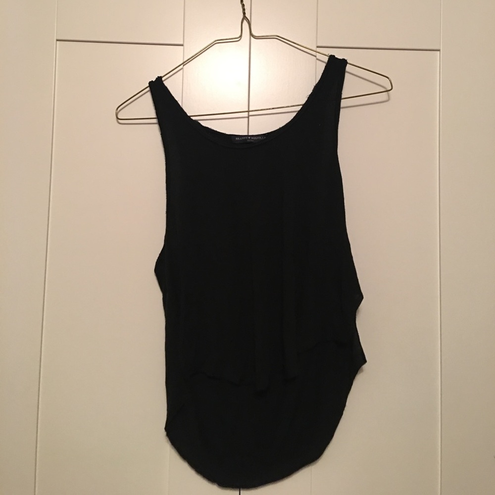 High to low tank top