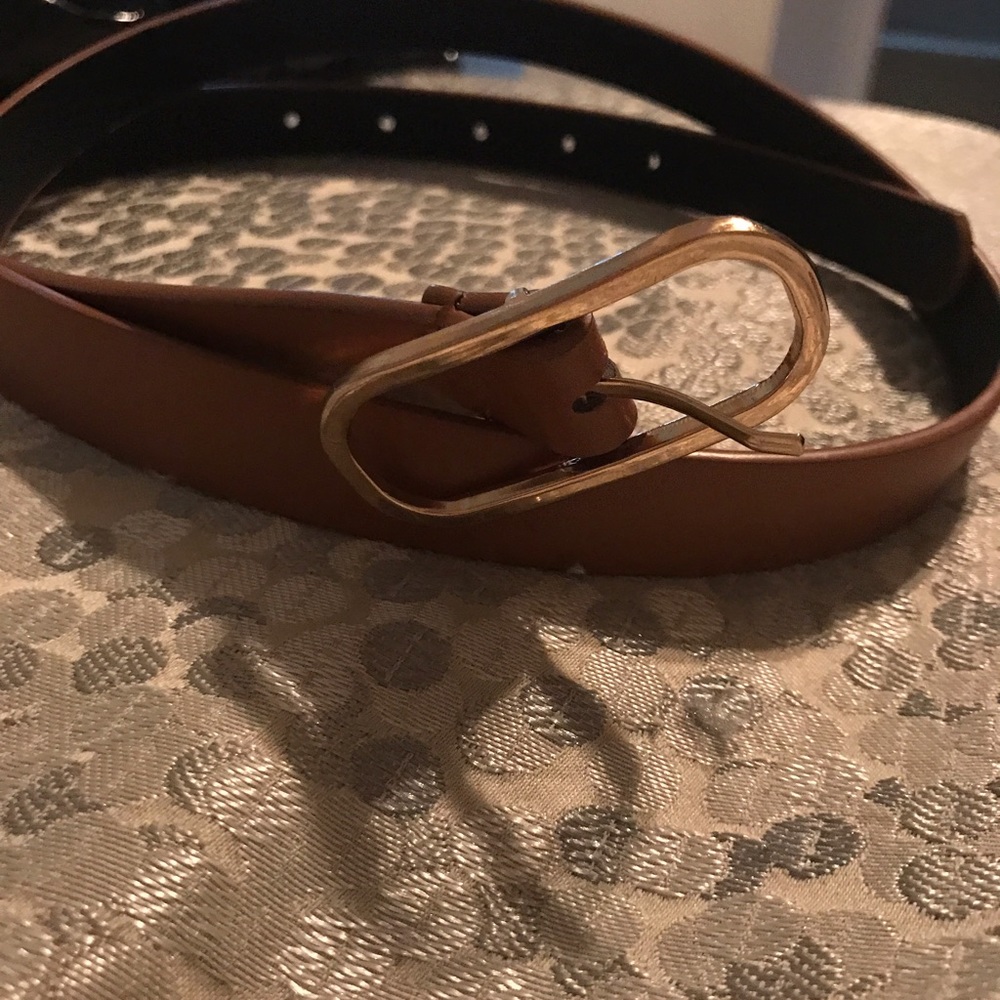 Brown & gold belt