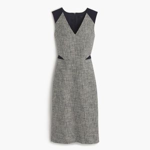 J. Crew Sleeveless Tweed and Eyelet Dress 12