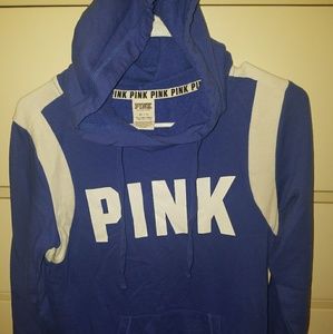 Pink pull over hoodie