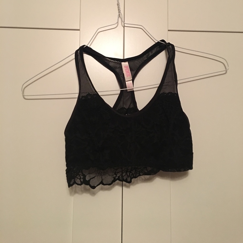 Black lace bralett