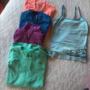 Set of 5 Patagonia base layers