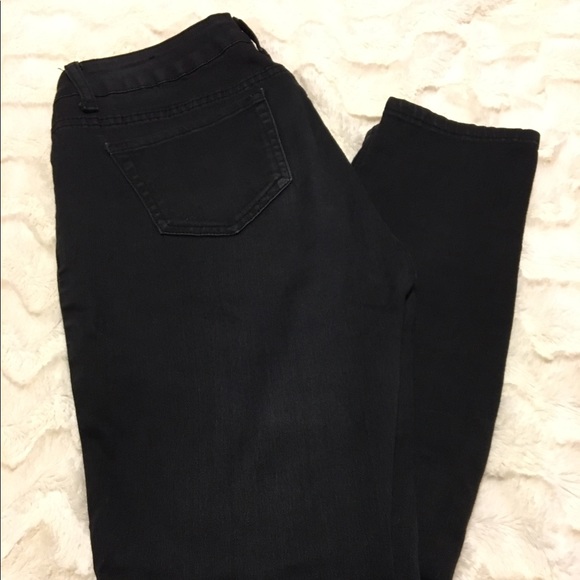 Black Distressed Skinny Jeans - Picture 3 of 3