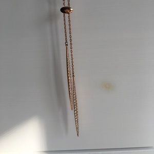 Michael kors rose gold necklace!
