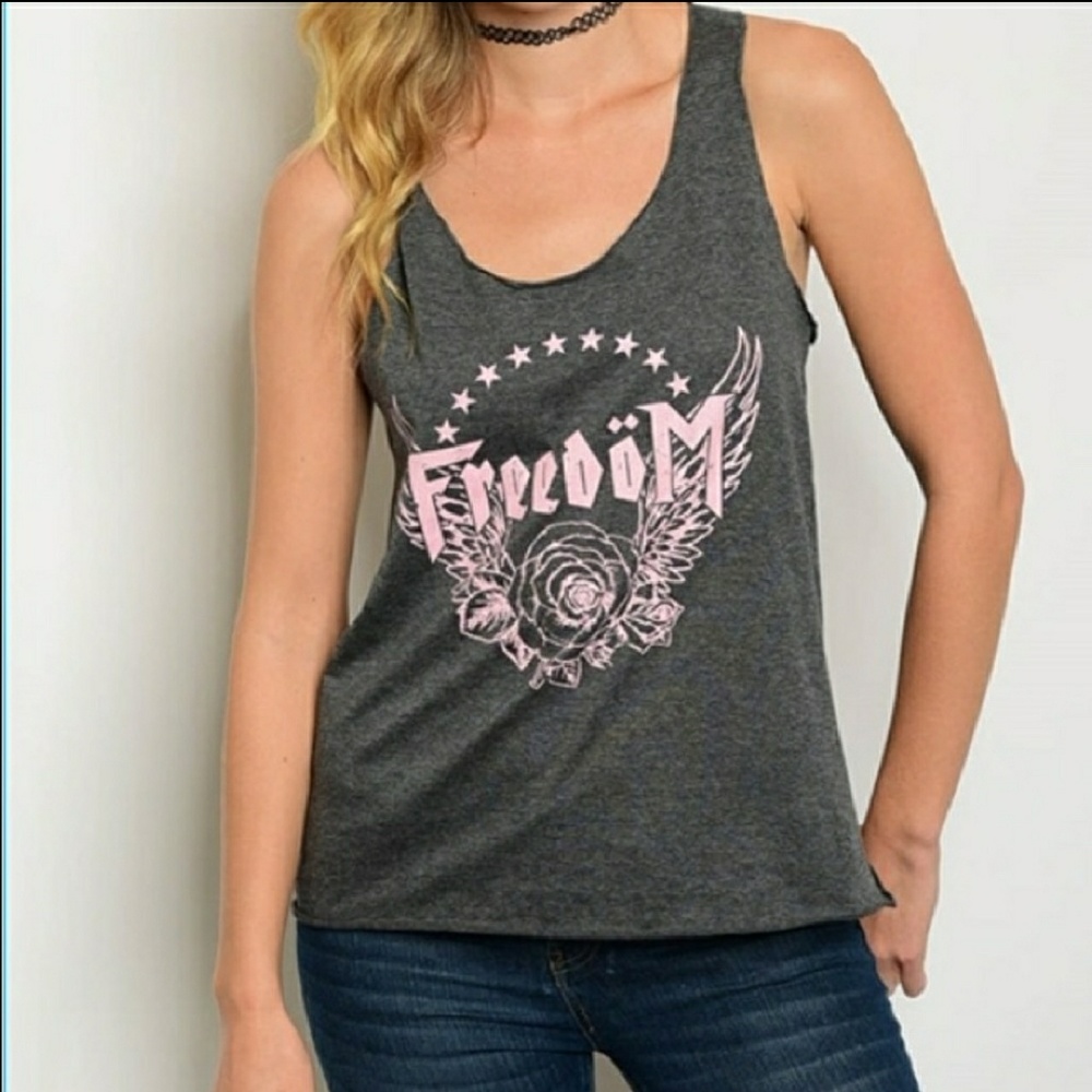 "Freedom" Rose tank