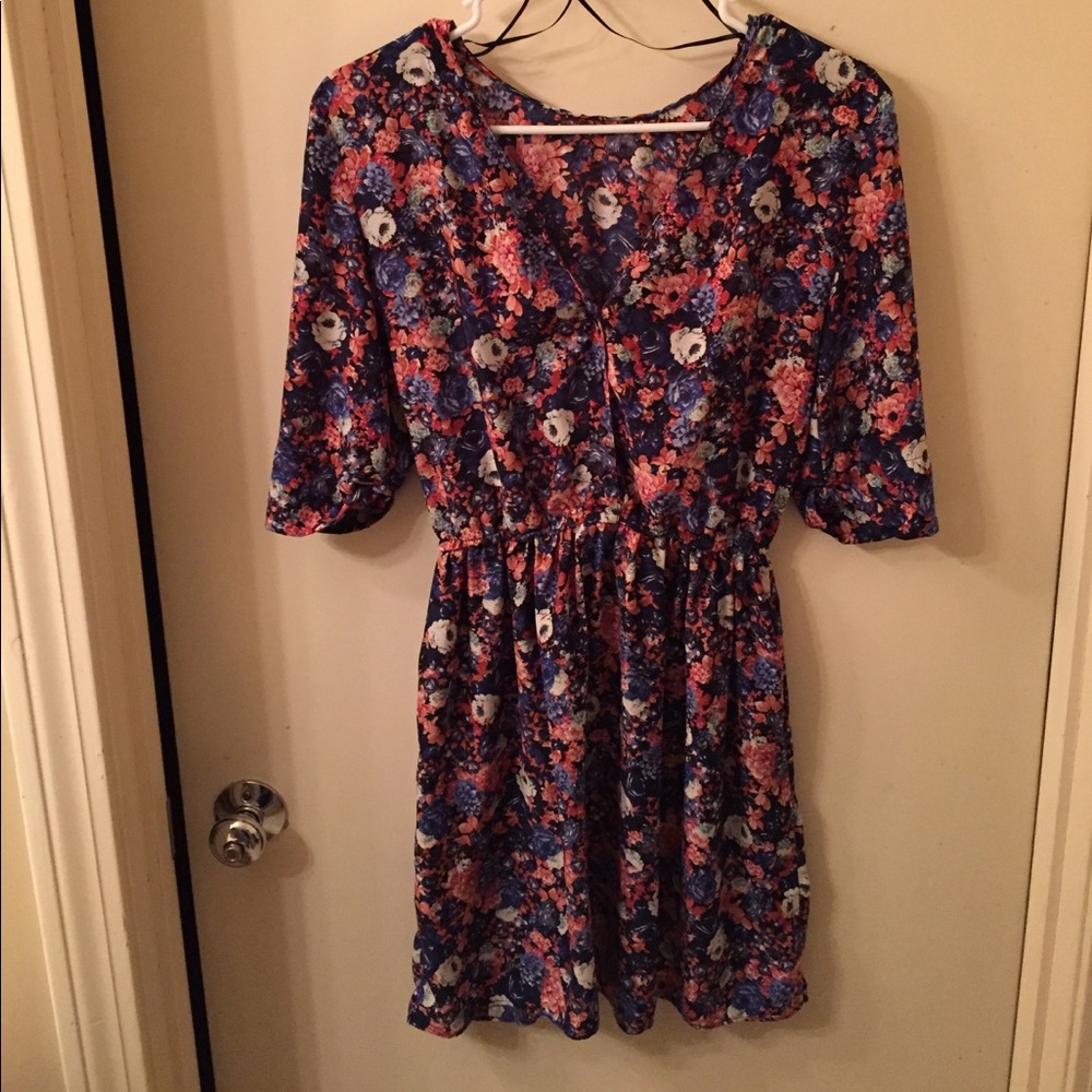 Zara floral dress