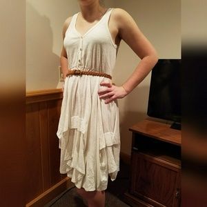 American Rag White Dress with Belt