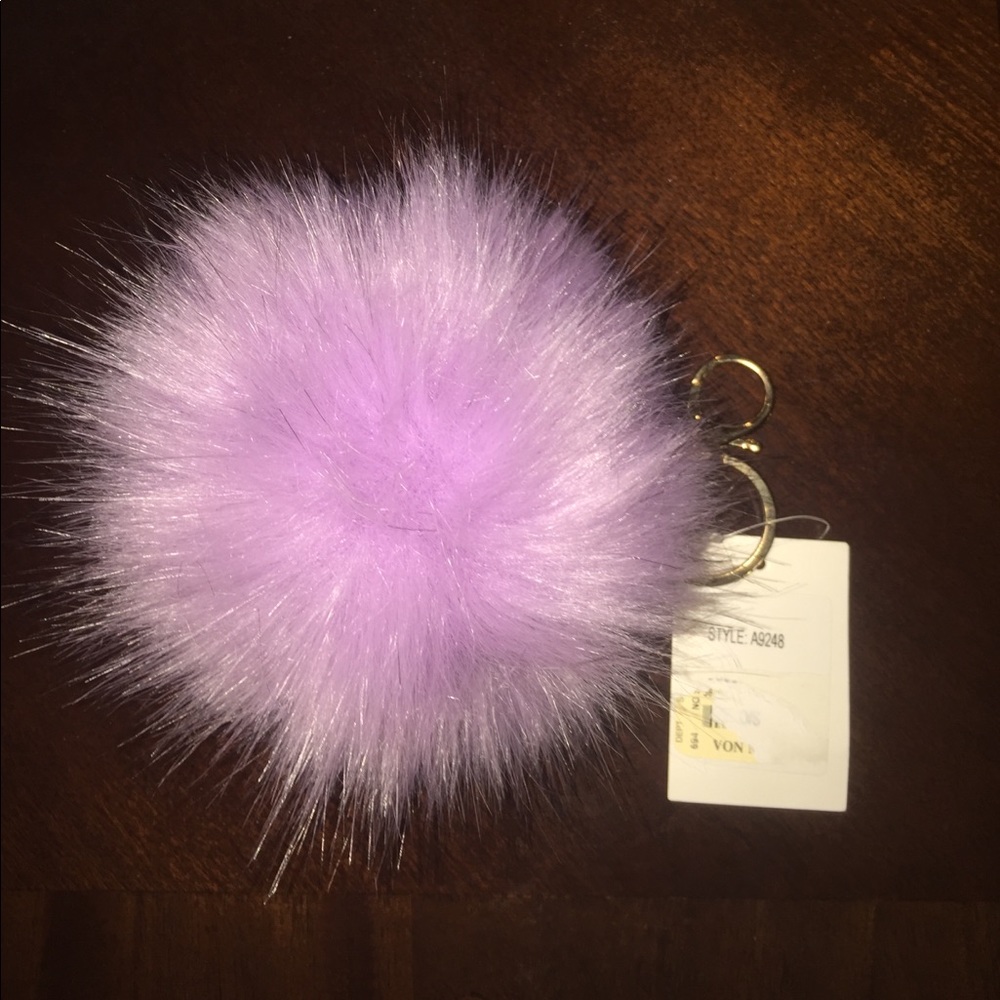 Fluffy Pom Key chain