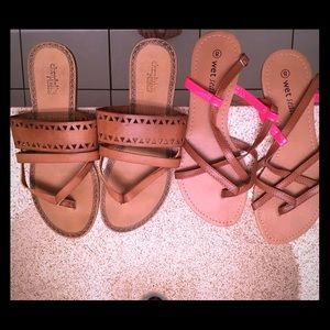 Boho style sandals