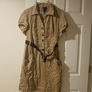 Button-up Cargo Dress 3/$15