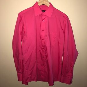 Pink Pierre Cardin Slim Fit Tailored Shirt