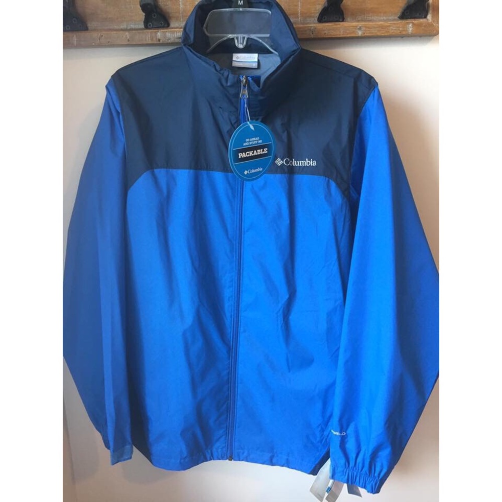 NWT Columbia Glennaker Lake Rain Jacket, Size S
