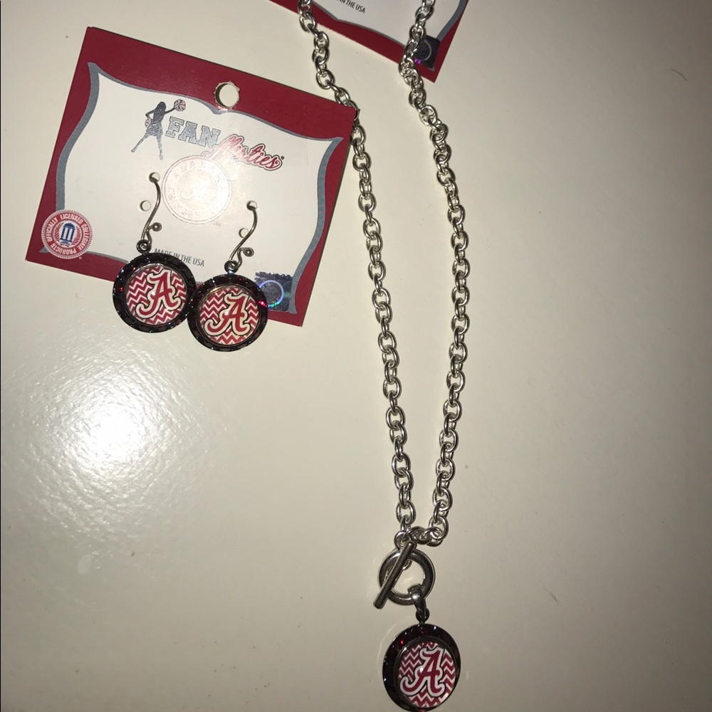 Alabama Spirit Necklace & Earrings