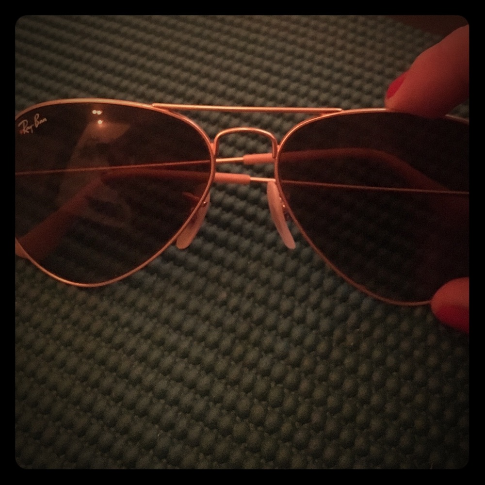 Ray Ban gold aviators