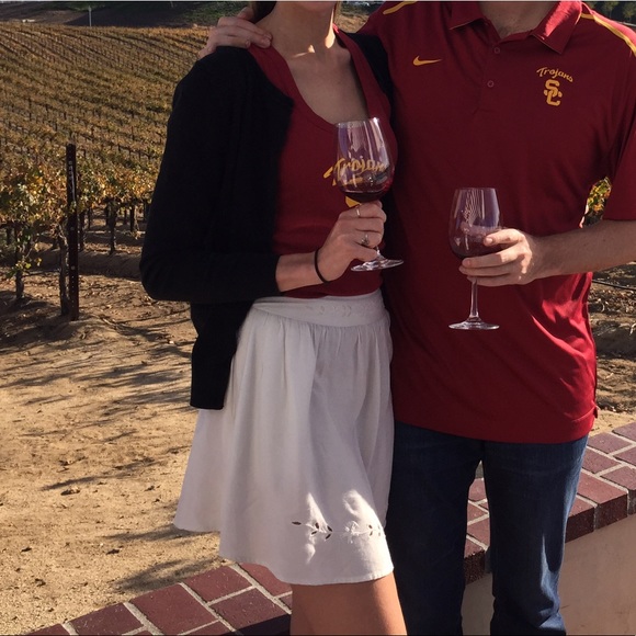 White skirt w/ embroidered details by kimchi blue - Picture 5 of 5