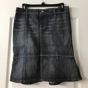 7 for all mankind jean skirt
