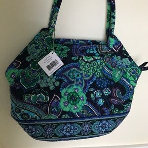 NWT Vera Bradley Angel Tote in Blue Rhapsody!!
