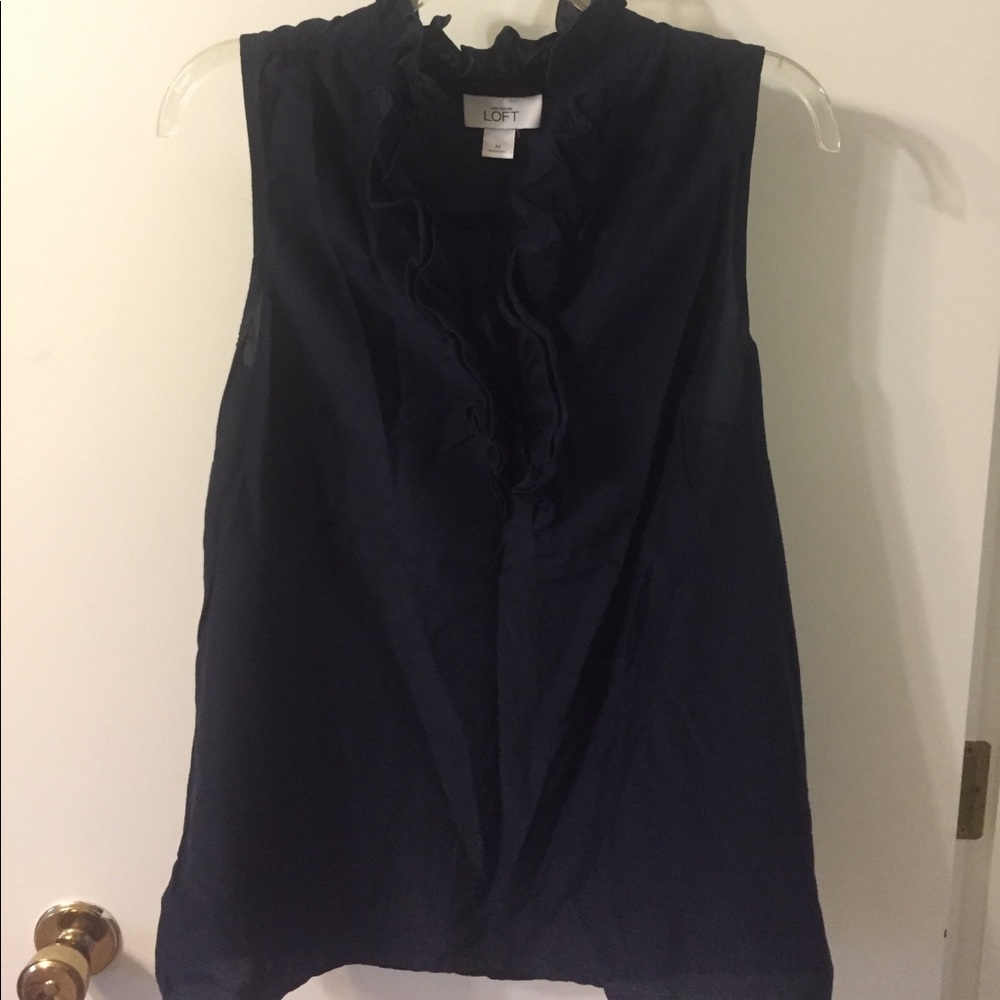 Cotton/silk blend LOFT top