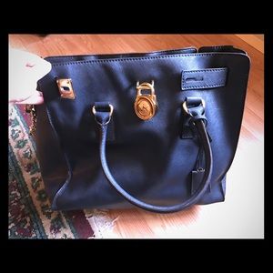Michael Kors Navy Hamilton Purse