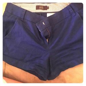 J Crew blue chino shorts