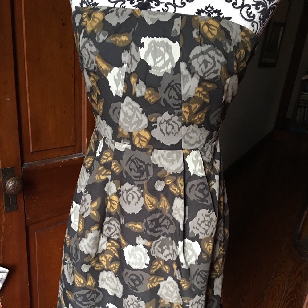 Strapless knee length J.Crew dress