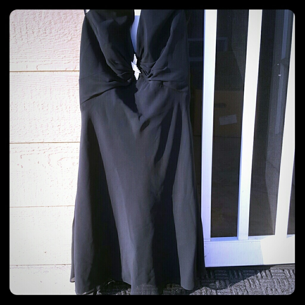 Black womens prom dress