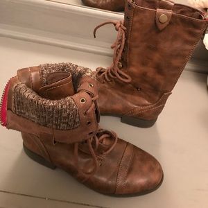 Brown Winter Mid-Length Boots