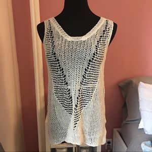 SALE ⚡️⚡️⚡️ CAbi knitted net sweater tank