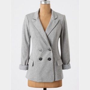 Anthropologie Easy Peasy Blazer
