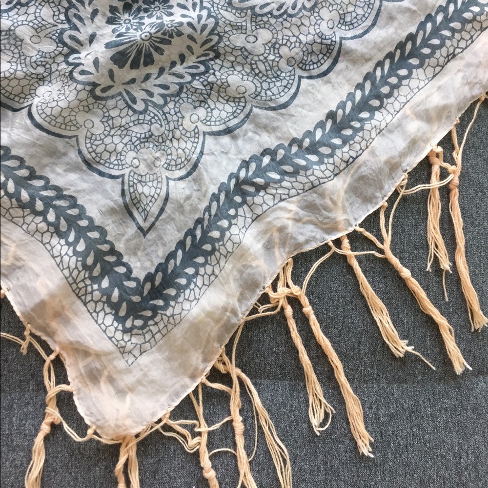 Free People silk scarf