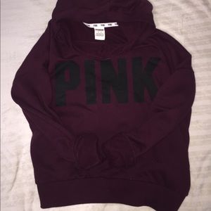 Burgundy PINK Vs Hoodie 💕