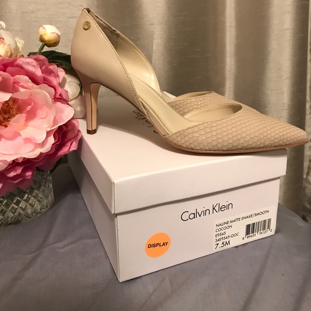 Worn once! Calvin Klein pumps