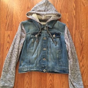 Denim and Sweater Jacket