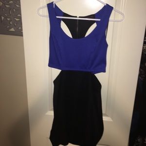 Cutout mini dress