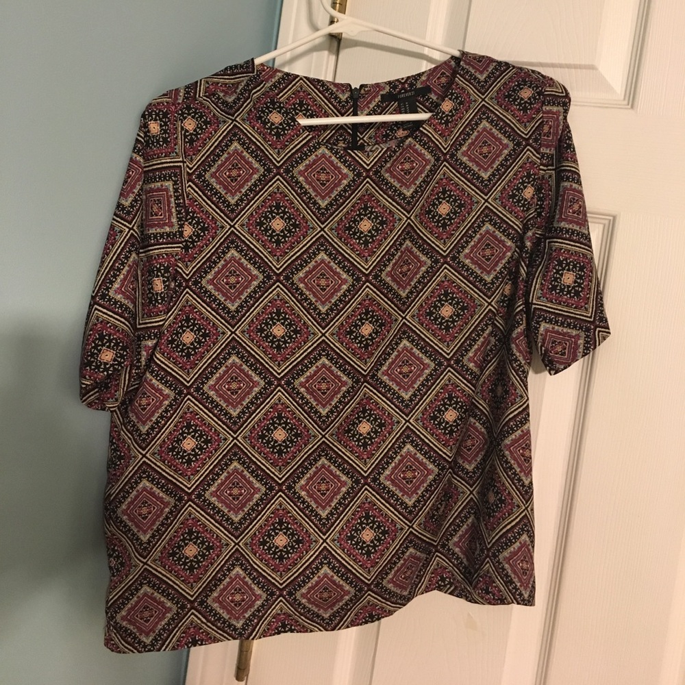 Forever 21 patterned shirt