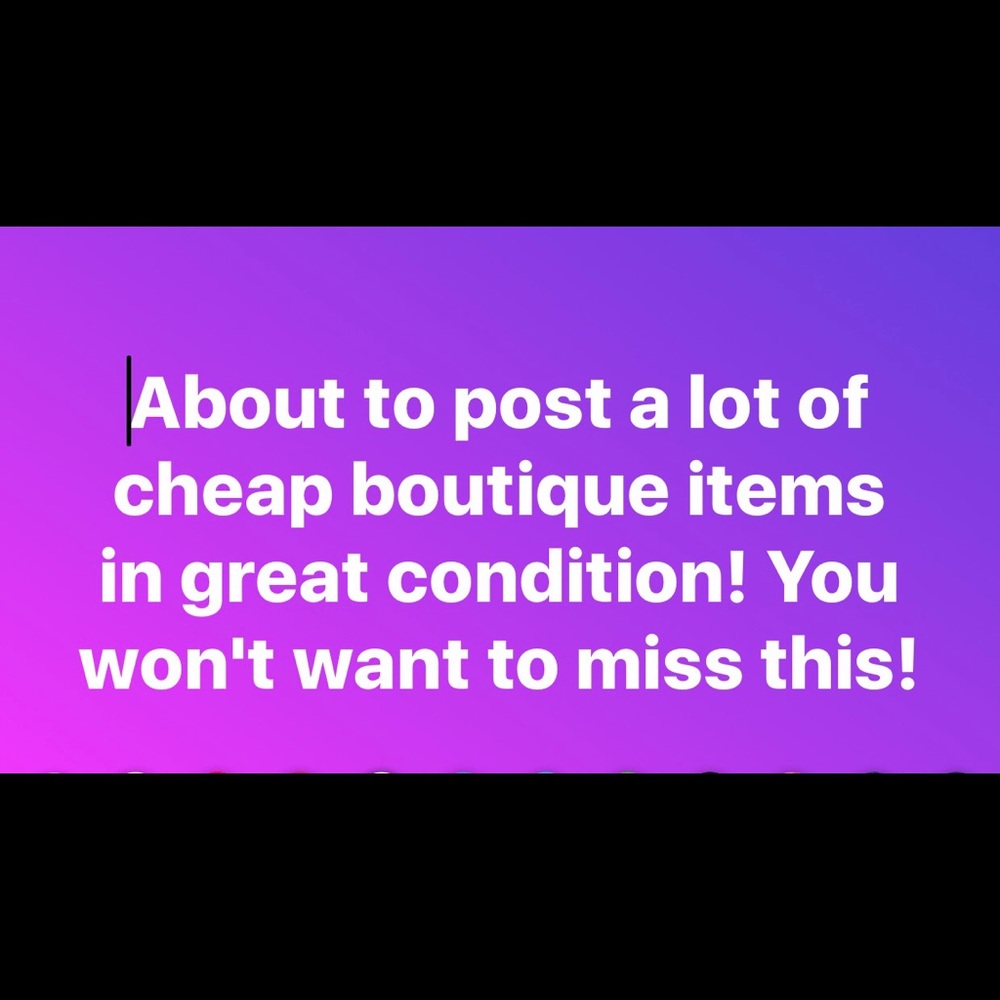 Boutique items