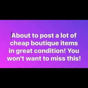 Boutique items
