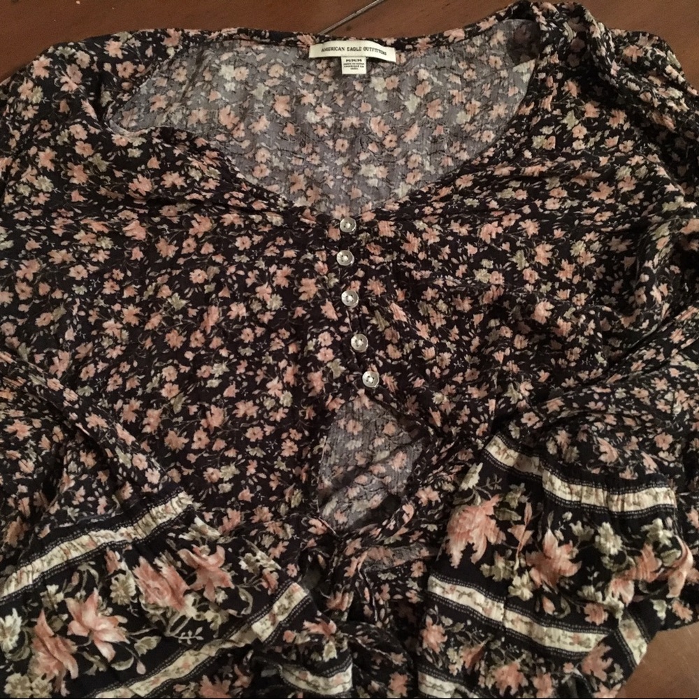 Floral Bohemian Crop Top