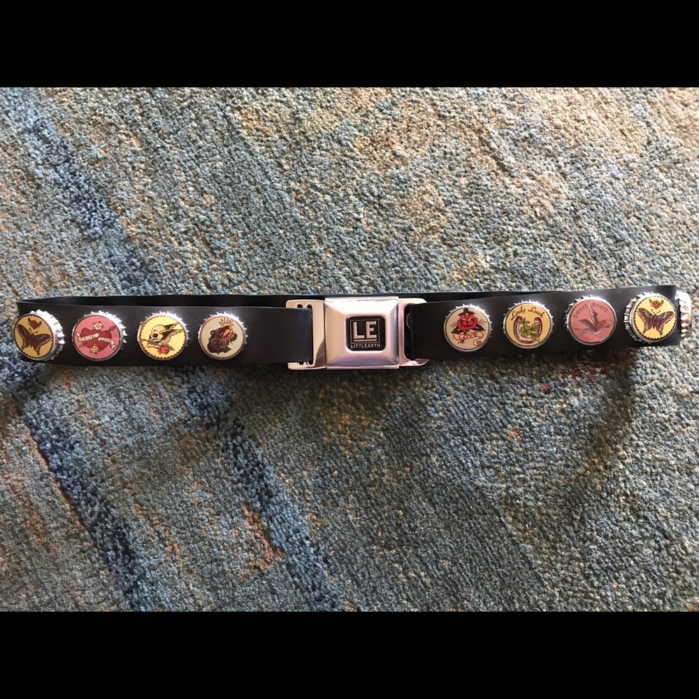 Bottle Cap Seat Belt Belt