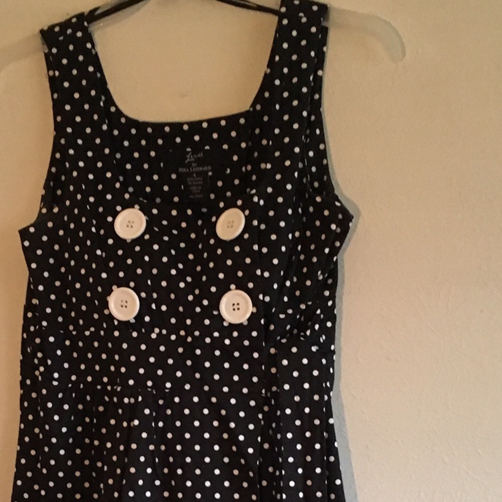 Nina Leonard fab rock a Billie polka dots sundress