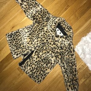 Toddler leopard jacket