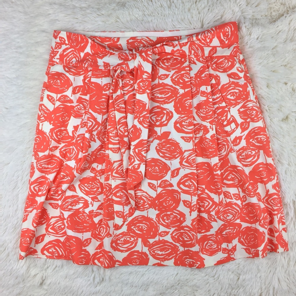 J.Crew Women's Cotton Floral A-Line Skirt