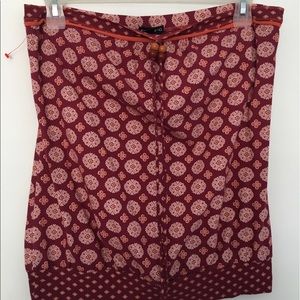 Floral patterned tube top