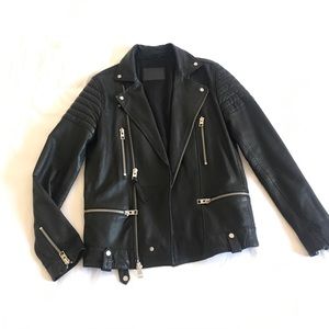 Men's Allsaints Leather Biker Jacket