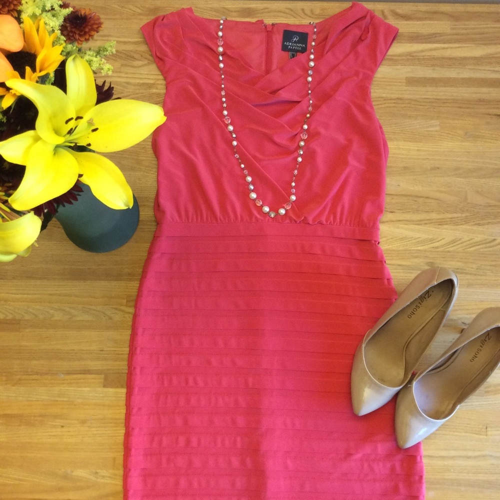 WORN ONCE! Coral dress