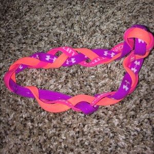 underarmour gel tie head band